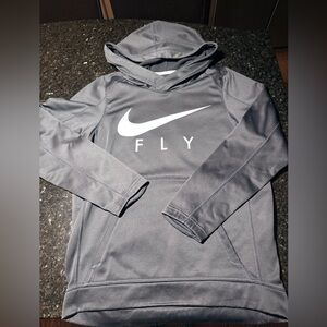 NWOT Nike Dark Gray Thermal Fly Hoodie with pockets